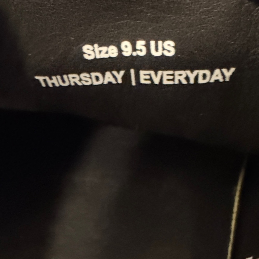 Thursday Boot Company Black Leather Sneakers, Like New, Men’s Sz 9.5 - Picture 16 of 16